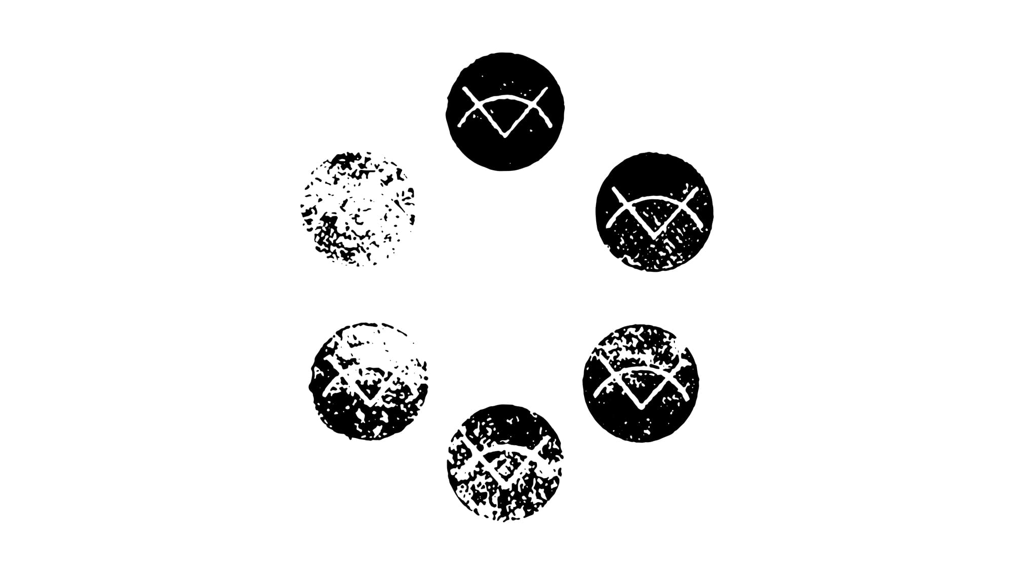 Canoa logo stamps